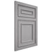 Shiloh Cabinetry Flush Inset Dalton White Oak Quarter Sawn Stratus Door