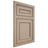 Shiloh Cabinetry Flush Inset Dalton White Oak Quarter Sawn Straw Door