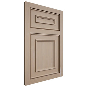 Shiloh Cabinetry Flush Inset Dalton White Oak Quarter Sawn Straw Door
