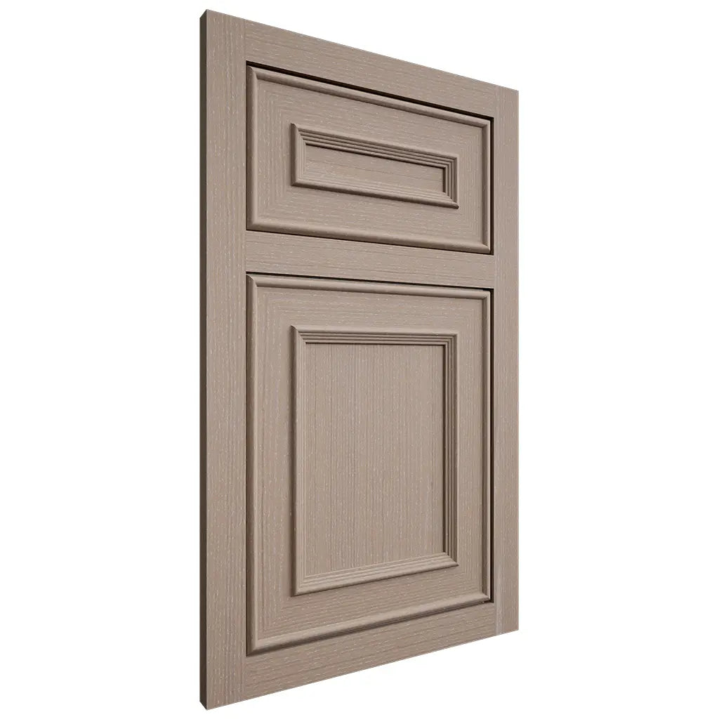 Shiloh Cabinetry Flush Inset Dalton White Oak Quarter Sawn Whitewash Door