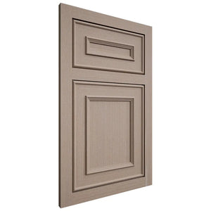 Shiloh Cabinetry Flush Inset Dalton White Oak Quarter Sawn Whitewash Door