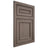 Shiloh Cabinetry Flush Inset Dalton White Oak Rift Cut Clay Door
