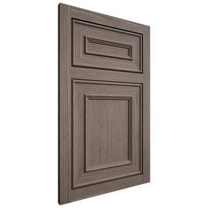 Shiloh Cabinetry Flush Inset Dalton White Oak Rift Cut Clay Door