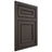 Shiloh Cabinetry Flush Inset Dalton White Oak Rift Cut Creekside Door
