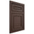 Shiloh Cabinetry Flush Inset Dalton White Oak Rift Cut Dusk Door
