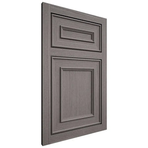Shiloh Cabinetry Flush Inset Dalton White Oak Rift Cut Flagstone Door