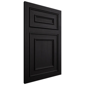 Shiloh Cabinetry Flush Inset Dalton White Oak Rift Cut Ink Door