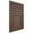 Shiloh Cabinetry Flush Inset Dalton White Oak Rift Cut Mineral Door