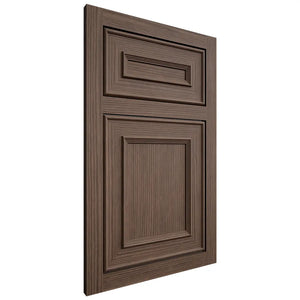 Shiloh Cabinetry Flush Inset Dalton White Oak Rift Cut Mineral Door