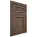 Shiloh Cabinetry Flush Inset Dalton White Oak Rift Cut Mineral Door