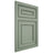 Shiloh Cabinetry Flush Inset Dalton White Oak Rift Cut Moss Door