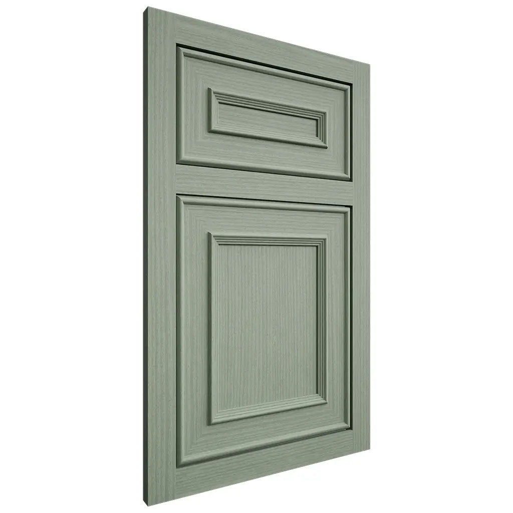 Shiloh Cabinetry Flush Inset Dalton White Oak Rift Cut Moss Door