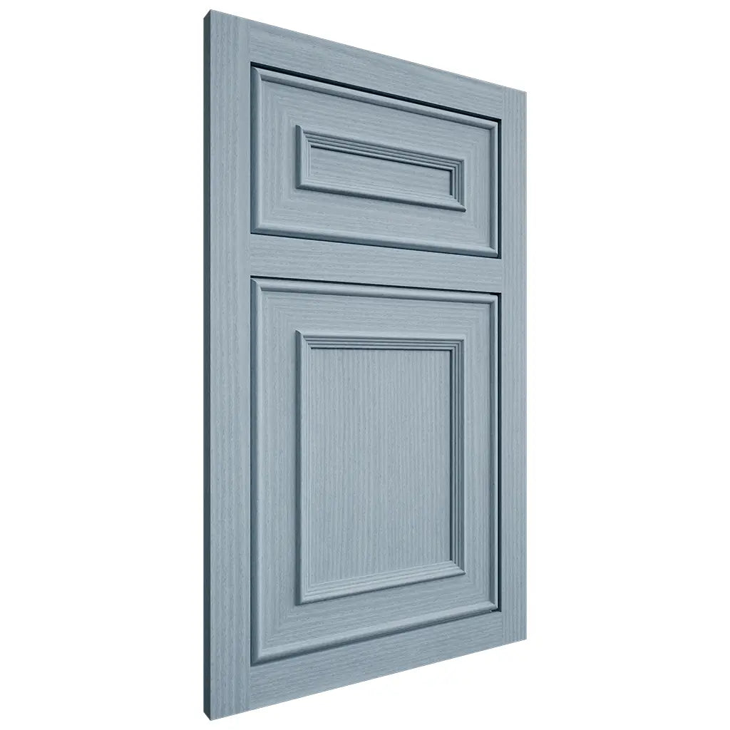 Shiloh Cabinetry Flush Inset Dalton White Oak Rift Cut Sky Door