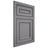 Shiloh Cabinetry Flush Inset Dalton White Oak Rift Cut Sterling Door