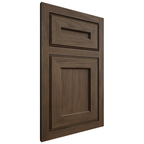 Shiloh Cabinetry Flush Inset Essex Alder Plain Cut Caviar Door