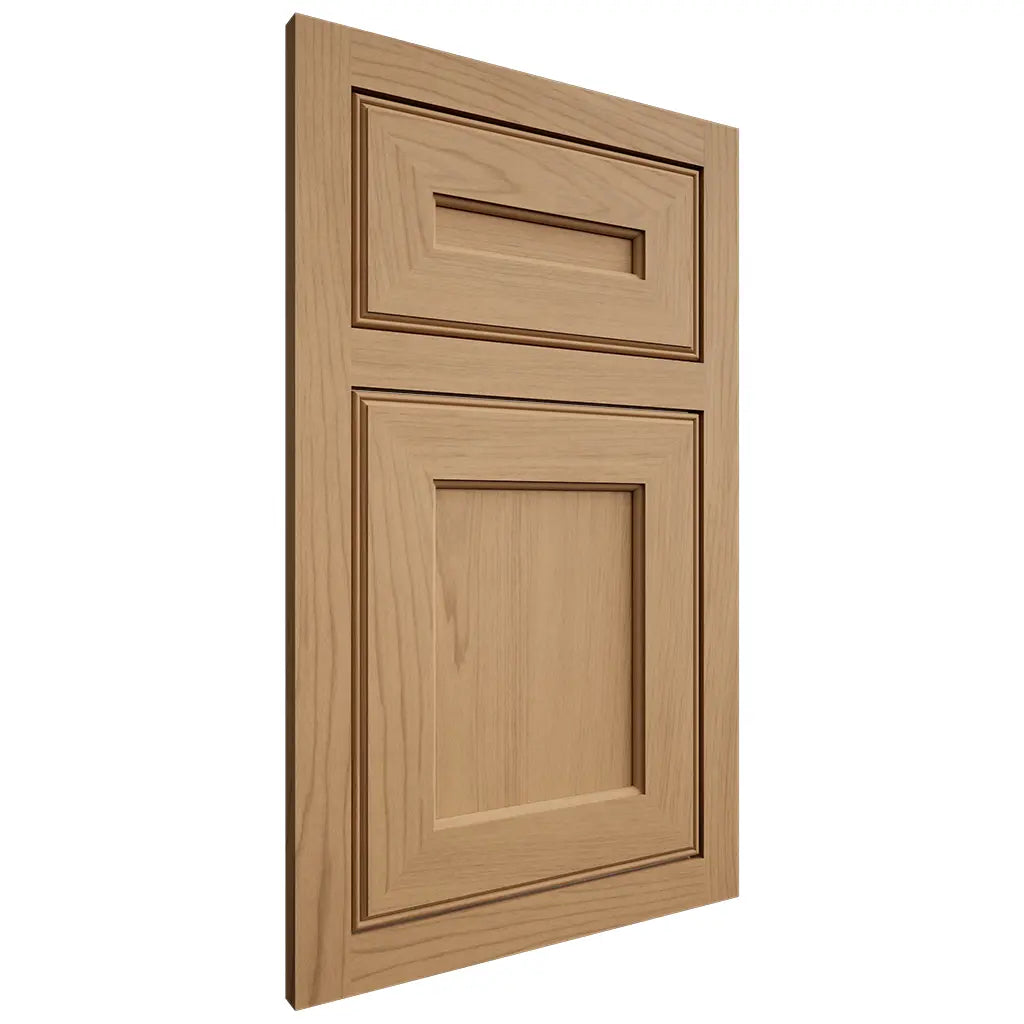 Shiloh Cabinetry Flush Inset Essex Alder Plain Cut Natural Door