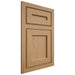 Shiloh Cabinetry Flush Inset Essex Alder Plain Cut Natural Door