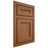 Shiloh Cabinetry Flush Inset Essex Cherry Plain Cut Coffee Door