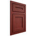 Shiloh Cabinetry Flush Inset Essex Cherry Plain Cut Red Door