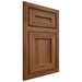 Shiloh Cabinetry Flush Inset Essex Hickory Plain Cut Burnt Sugar Door