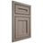 Shiloh Cabinetry Flush Inset Essex Hickory Plain Cut Sterling Door