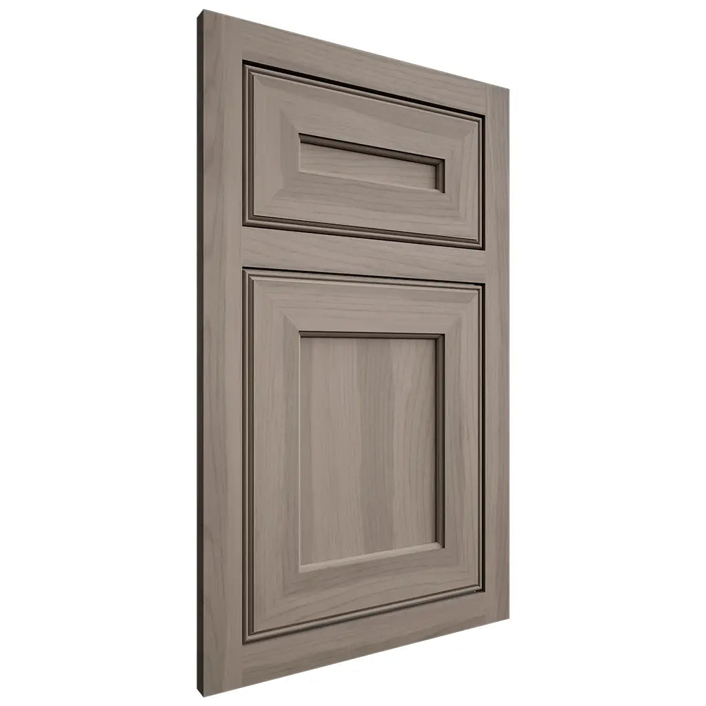 Shiloh Cabinetry Flush Inset Essex Hickory Plain Cut Sterling Door