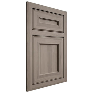 Shiloh Cabinetry Flush Inset Essex Hickory Plain Cut Sterling Door