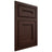 Shiloh Cabinetry Flush Inset Essex Maple Plain Cut Cocoa Door