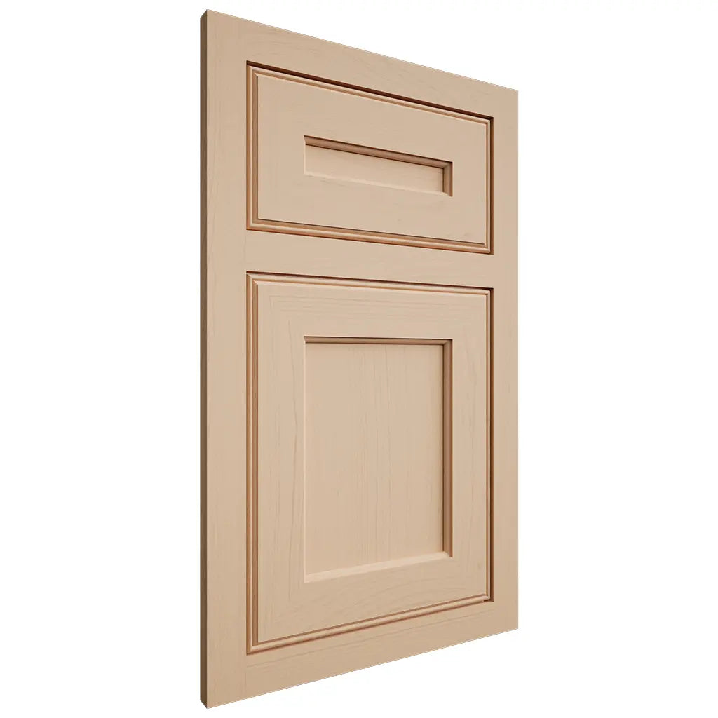 Shiloh Cabinetry Flush Inset Essex Maple Plain Cut Natural Door