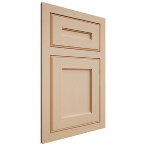 Shiloh Cabinetry Flush Inset Essex Maple Plain Cut Natural Door