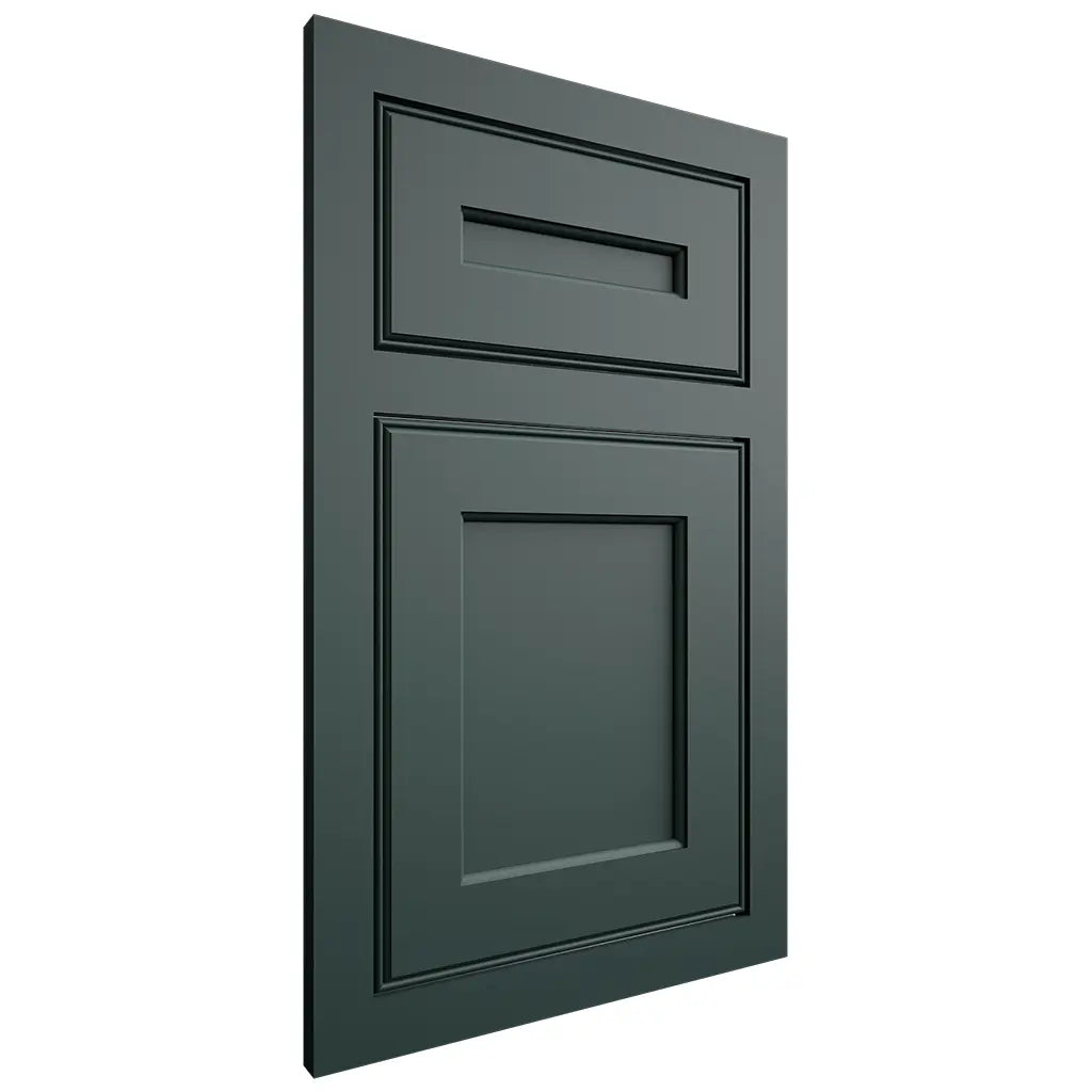 Shiloh Cabinetry Flush Inset Essex Paintable Billiard Green Door