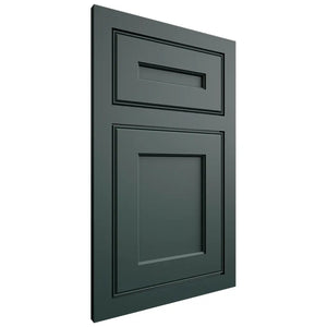Shiloh Cabinetry Flush Inset Essex Paintable Billiard Green Door