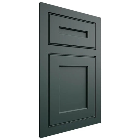 Shiloh Cabinetry Flush Inset Essex Paintable Billiard Green Door