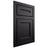 Shiloh Cabinetry Flush Inset Essex Paintable Black Door