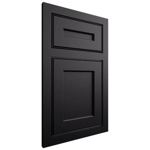 Shiloh Cabinetry Flush Inset Essex Paintable Black Door