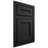 Shiloh Cabinetry Flush Inset Essex Poplar Plain Cut Harbor Door
