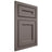 Shiloh Cabinetry Flush Inset Essex Poplar Plain Cut Heatherstone Door