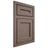 Shiloh Cabinetry Flush Inset Essex Poplar Plain Cut River Rock Door