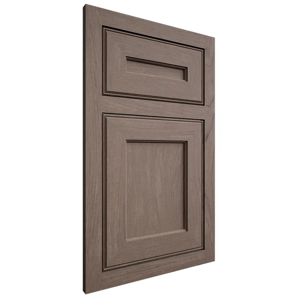 Shiloh Cabinetry Flush Inset Essex Poplar Plain Cut River Rock Door