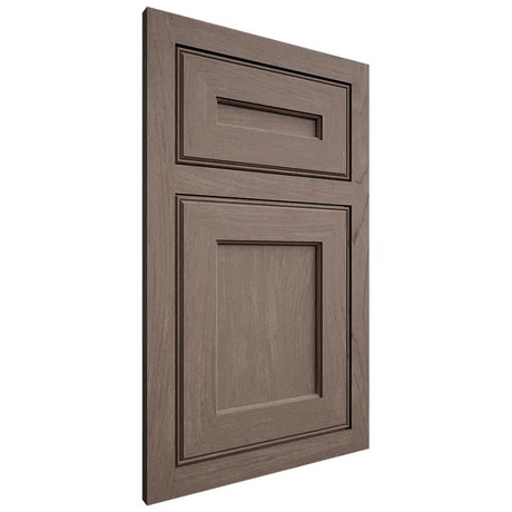 Shiloh Cabinetry Flush Inset Essex Poplar Plain Cut River Rock Door