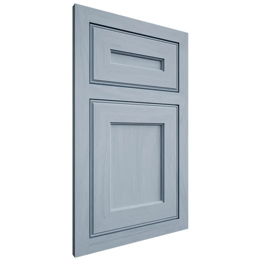 Shiloh Cabinetry Flush Inset Essex Poplar Plain Cut Sky Door