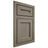 Shiloh Cabinetry Flush Inset Essex Poplar Plain Cut Sterling Door