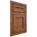 Shiloh Cabinetry Flush Inset Essex Red Oak Plain Cut Braun Door