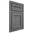 Shiloh Cabinetry Flush Inset Essex Red Oak Plain Cut Cadet Door