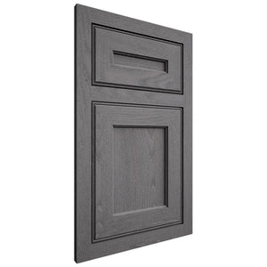 Shiloh Cabinetry Flush Inset Essex Red Oak Plain Cut Cadet Door