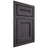 Shiloh Cabinetry Flush Inset Essex Red Oak Plain Cut Harbor Door