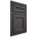 Shiloh Cabinetry Flush Inset Essex Red Oak Plain Cut Harbor Door