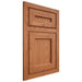 Shiloh Cabinetry Flush Inset Essex Red Oak Plain Cut Harvest Door