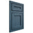 Shiloh Cabinetry Flush Inset Essex Red Oak Plain Cut Hudson Door
