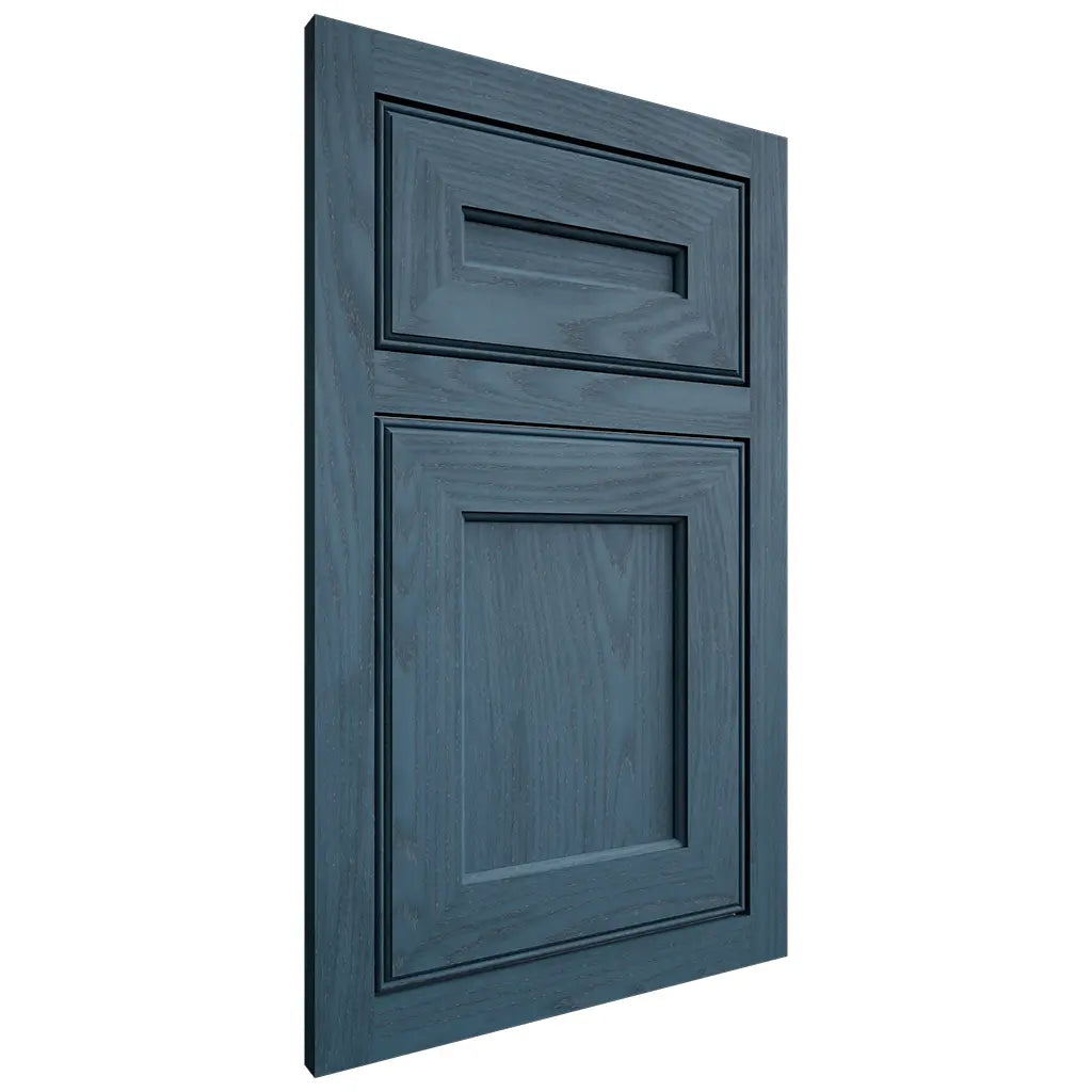 Shiloh Cabinetry Flush Inset Essex Red Oak Plain Cut Hudson Door